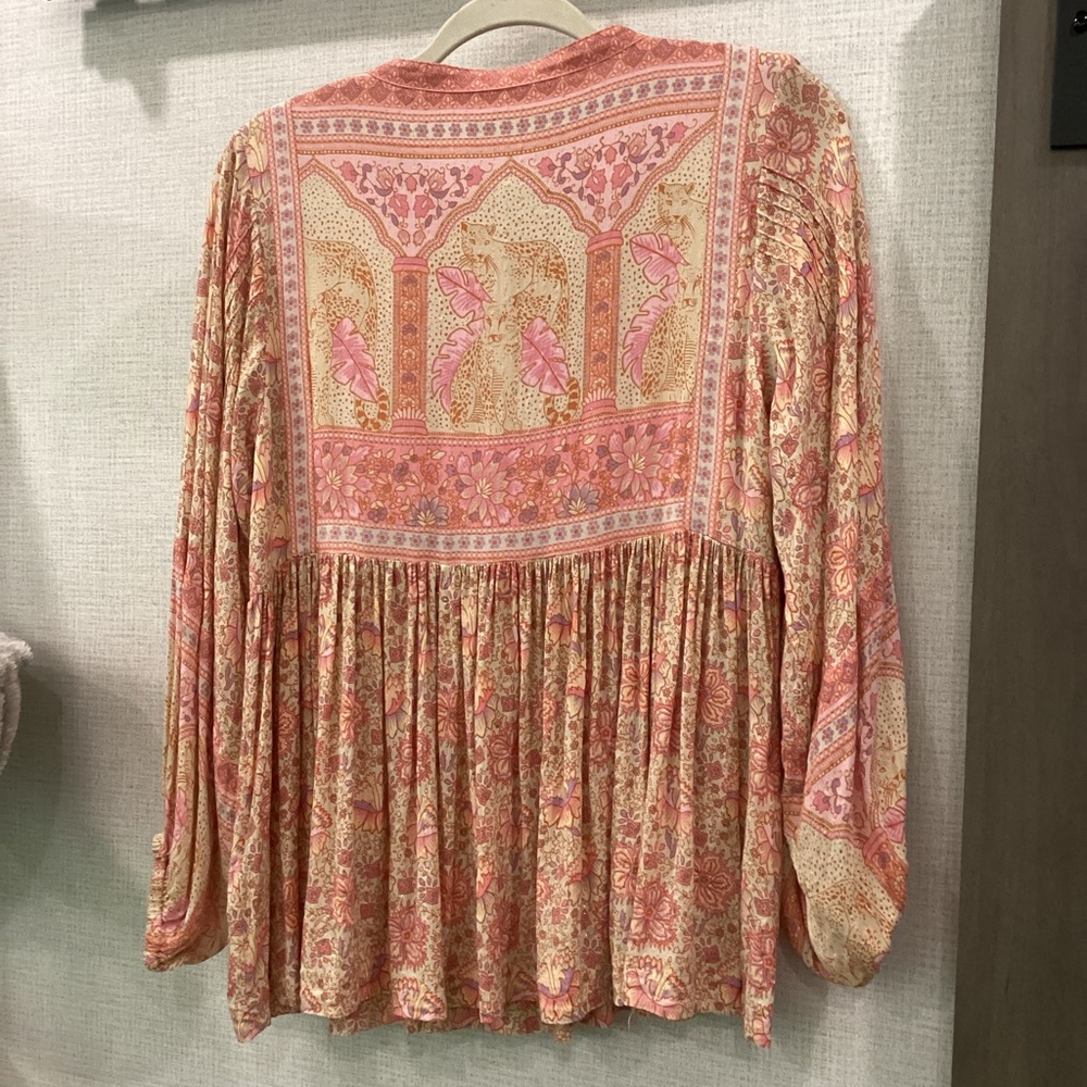 Poinciana Blouse Cotton Candy Pink medium Spell and the Gypsy - Picture 6 of 6